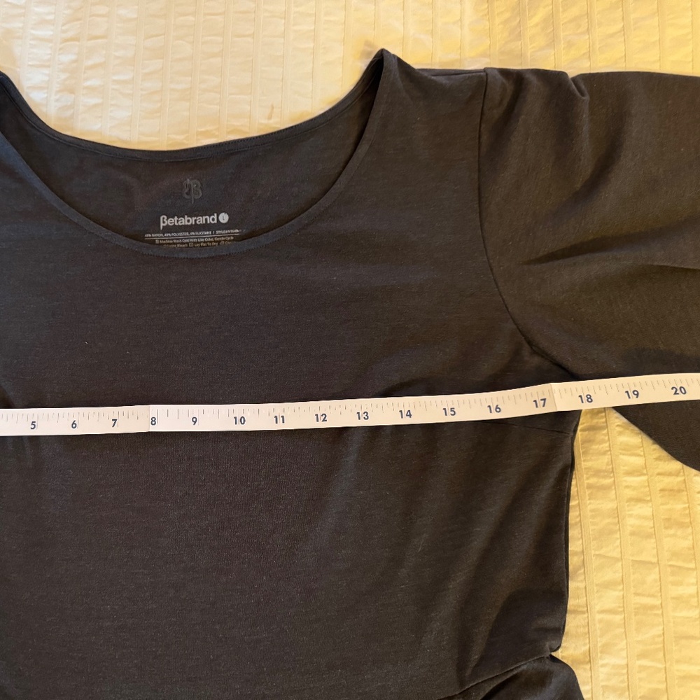 Betabrand peplum top, size L - Picture 3 of 5
